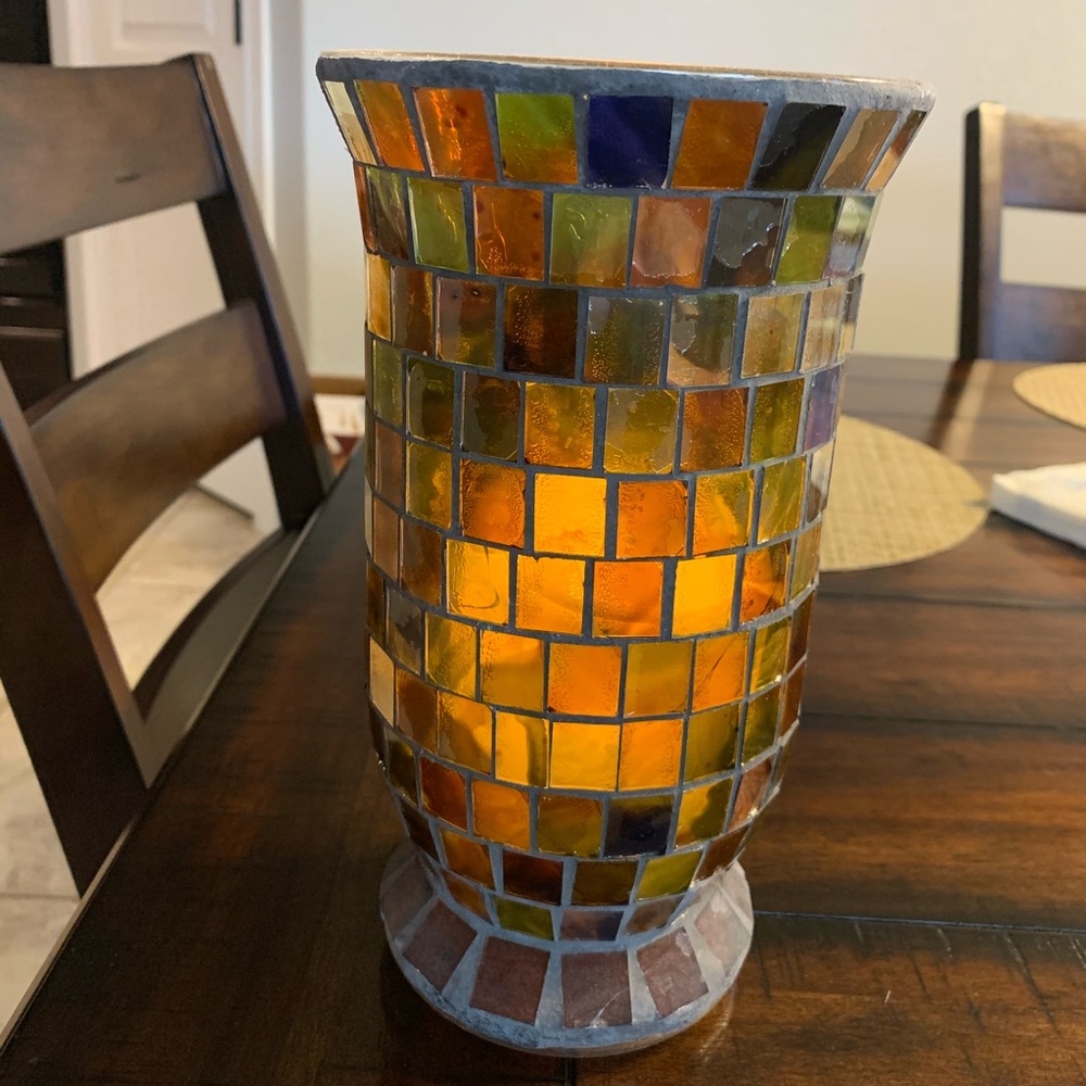 Mosaic Candle Holder